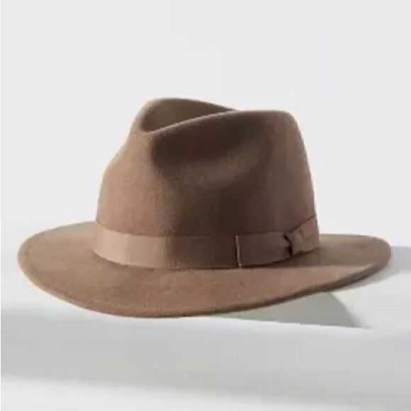 Anthropologie San Diego Hat Co. Bow Fedora New Wool - Picture 4 of 6